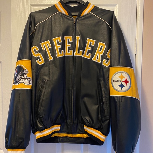 NFL Jackets & Coats Pittsburgh Steelers Nfl Leather Jacket Poshmark